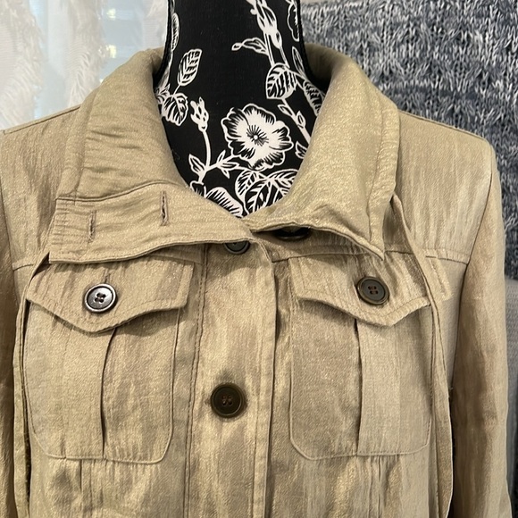 NOTATIONS gold metallic jacket - Picture 8 of 14